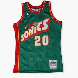 Mitchell & Ness Seattle SuperSonics Gary Payton 1995-96 throwback Jersey Sz 3XL